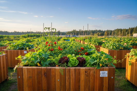 Gemüsegarten mit Hochbeet – mehr Ernte auf weniger Fläche