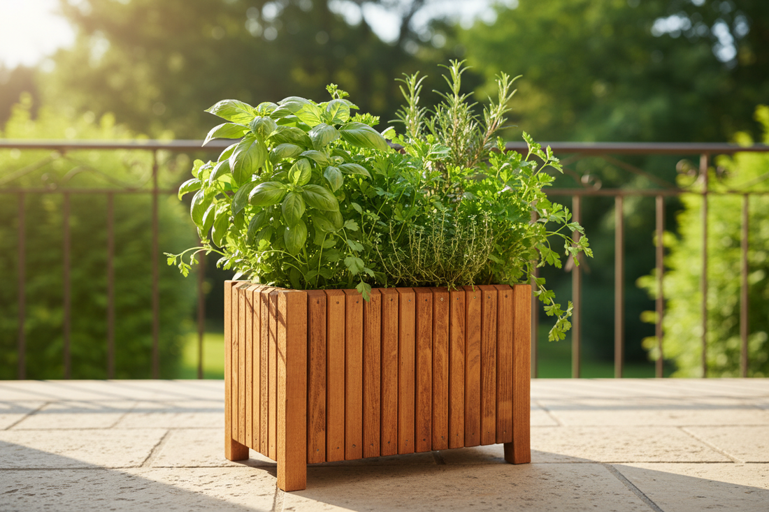 Kräutergarten auf dem Balkon – Tipps & Ideen | Hochbeet Naturwerk