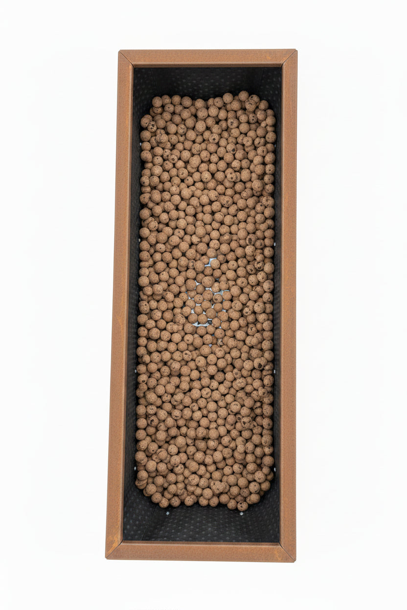 Kräuterbeet Cortenstahl 140×50×65 cm