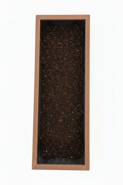 Kräuterbeet Cortenstahl 140×50×65 cm