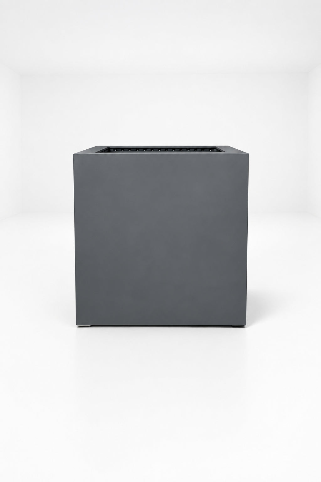 Pflanzkübel Lärche | HPL Anthrazit – 50×50×50 cm