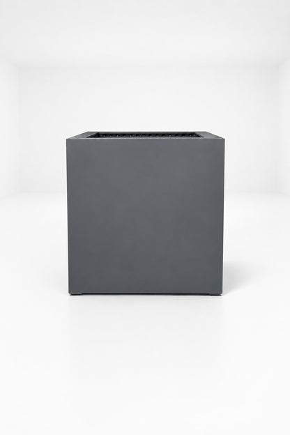 Pflanzkübel Lärche | HPL Anthrazit – 50×50×50 cm