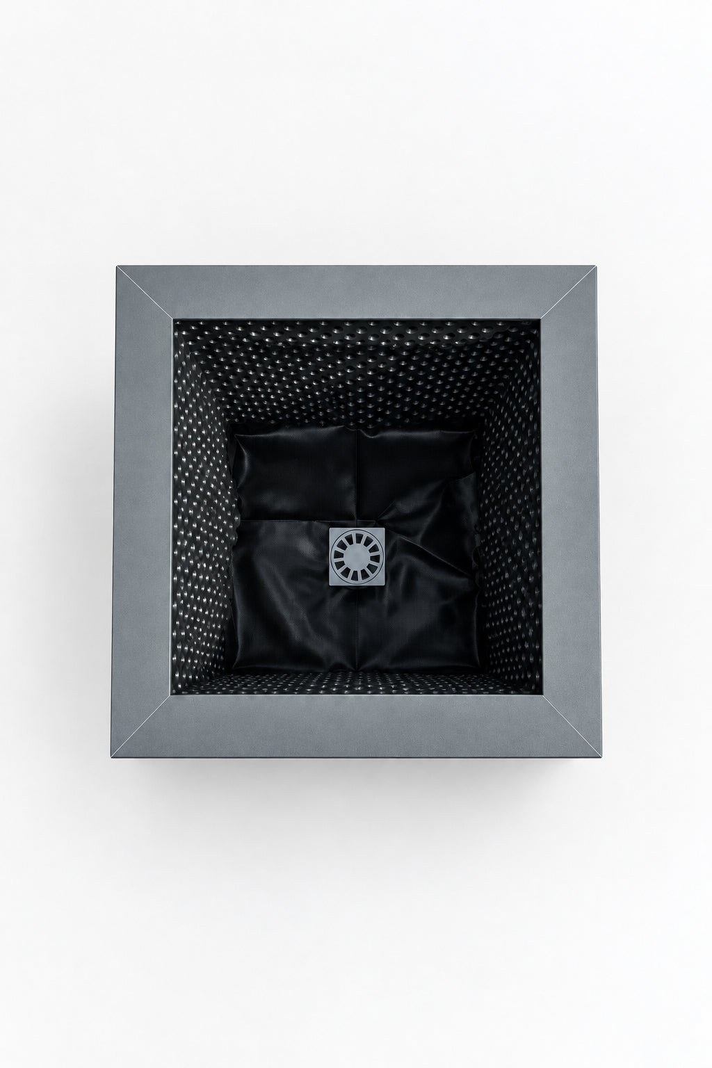 Pflanzkübel Lärche | HPL Anthrazit – 50×50×50 cm