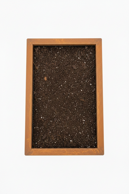 Kräuterbeet Cortenstahl 70×50×65 cm