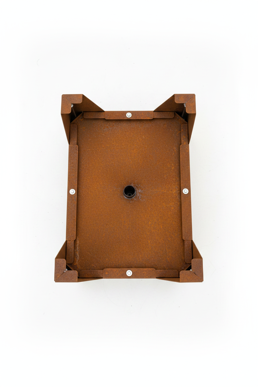 Kräuterbeet Cortenstahl 70×50×65 cm
