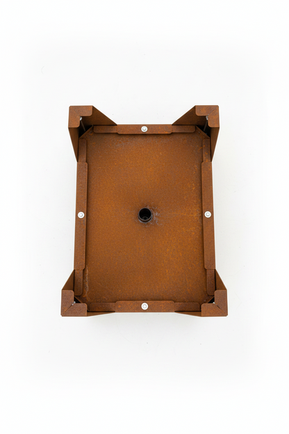 Kräuterbeet Cortenstahl 70×50×65 cm